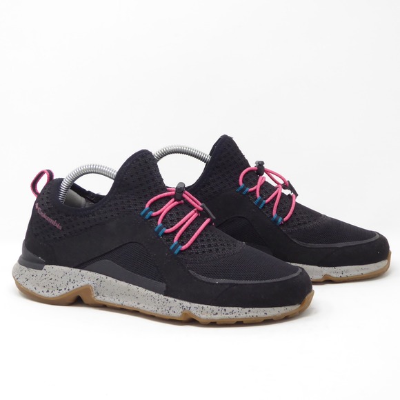 Columbia Womens Vitesse BL0088-011 Black Pink Waterproof Trail Sneakers Size 8.5 - Picture 1 of 9